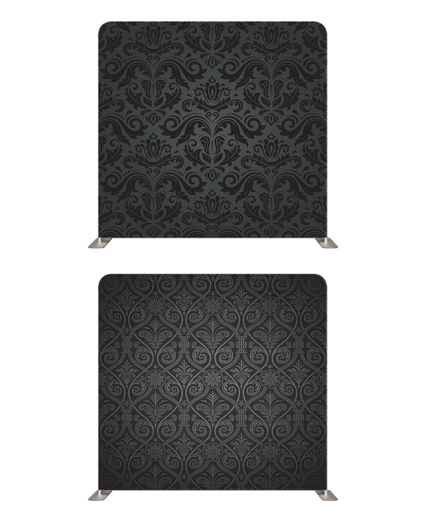 Midnight Baroque – Double-Sided Pillow Cover Backdrop
