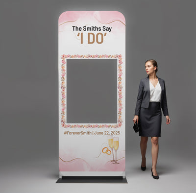 True Selfie Station — Custom Selfie Stand - True Backdrops