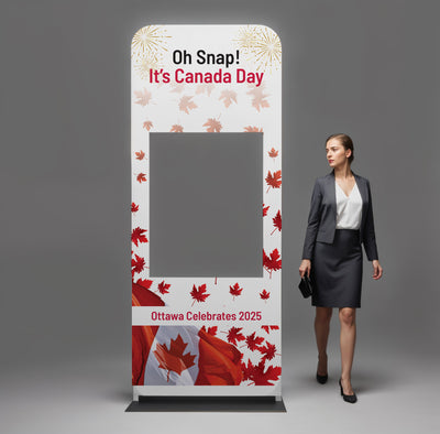 True Selfie Station — Custom Selfie Stand - True Backdrops