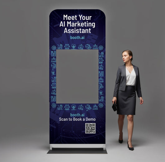 True Selfie Station — Custom Selfie Stand - True Backdrops