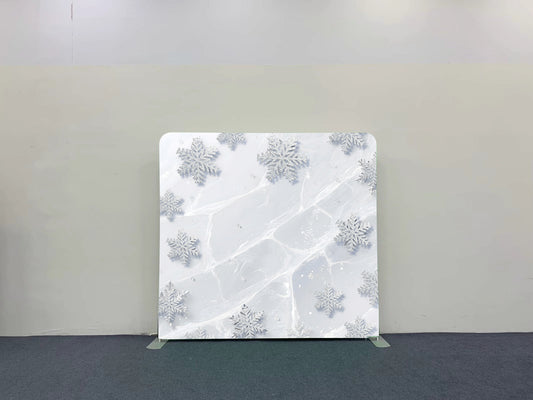 Crystal Snowfall Pillow Cover Backdrop