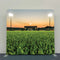 Home Field Sunset – Single-Sided Pillow Cover Backdrop