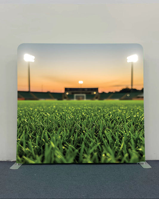 Home Field Sunset – Single-Sided Pillow Cover Backdrop