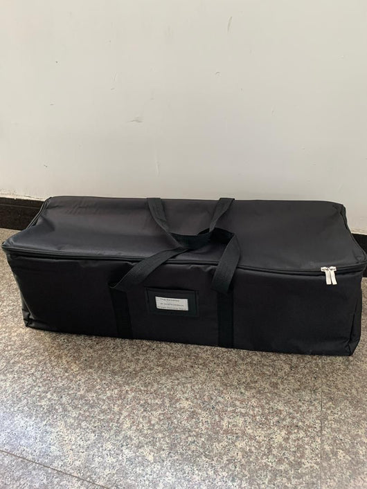 True Backdrops extra storage bag for pillow cover stands, showing a compact, durable fabric bag with zipper closure for easy organization.