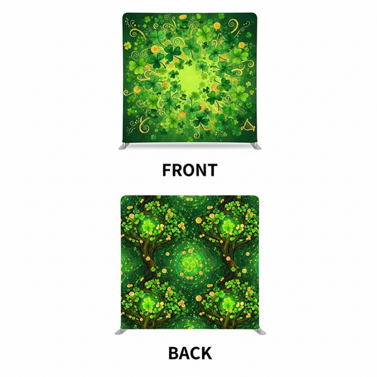 Emerald Fortune Double-Sided Pillowcover Backdrop - Cover