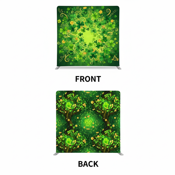 Emerald Fortune Double-Sided Pillowcover Backdrop - Cover