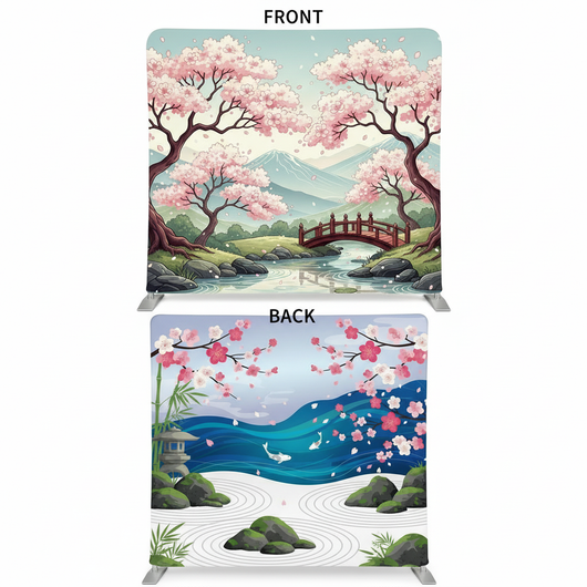 Cherry Zen Double-Sided Pillowcover Backdrop - Cover