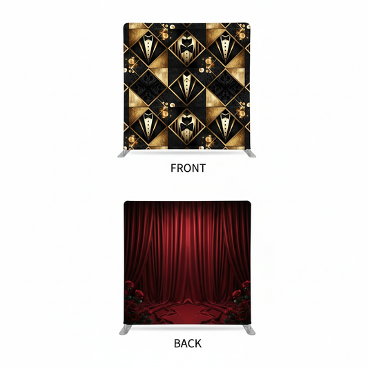 Gilded Scarlet Double-Sided Pillowcover Backdrop - Cover