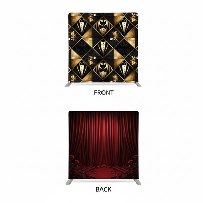 Gilded Scarlet Double-Sided Pillowcover Backdrop - Cover