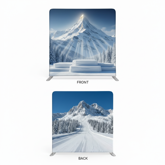 Alpine Serenity Double-Sided Pillowcover Backdrop - Cover