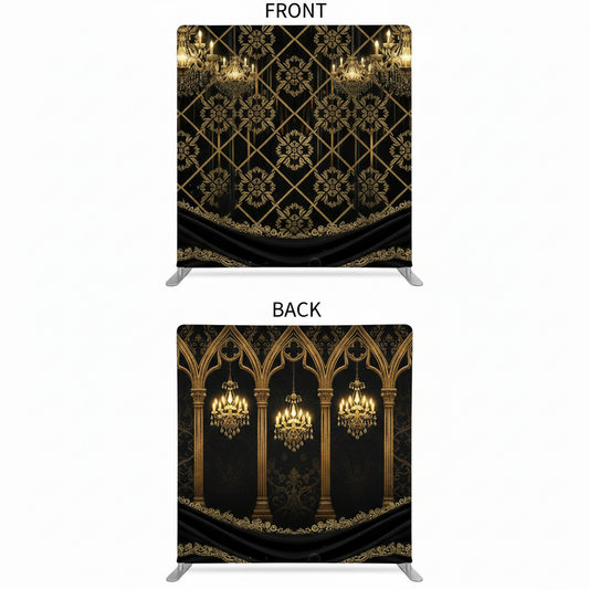 Gilded Ballroom Double-Sided Pillowcover Backdrop - Cover