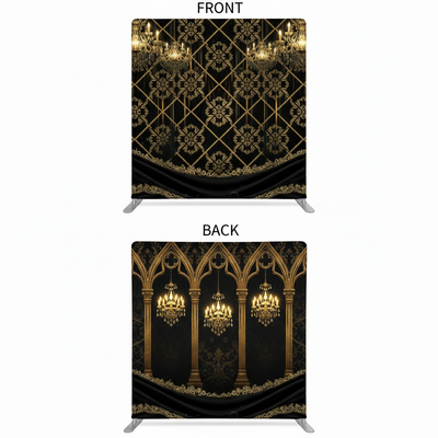 Gilded Ballroom Double-Sided Pillowcover Backdrop - Cover