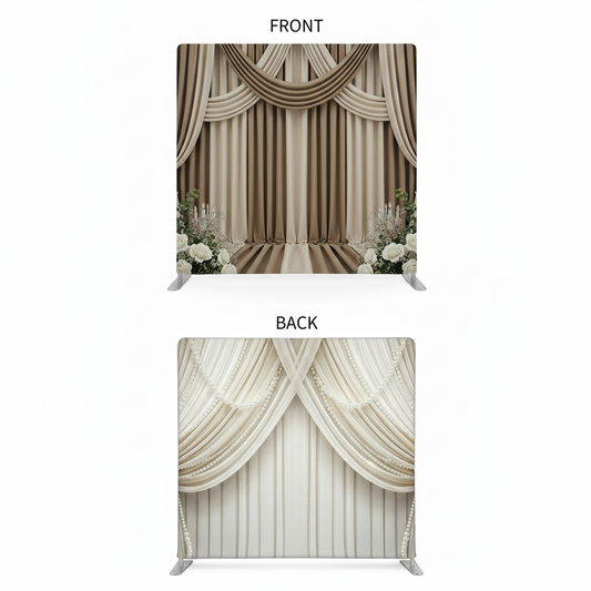 Vanilla Pearl Double-Sided Pillowcover Backdrop - Cover