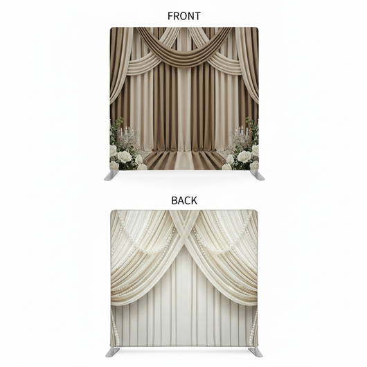 Vanilla Pearl Double-Sided Pillowcover Backdrop - Cover