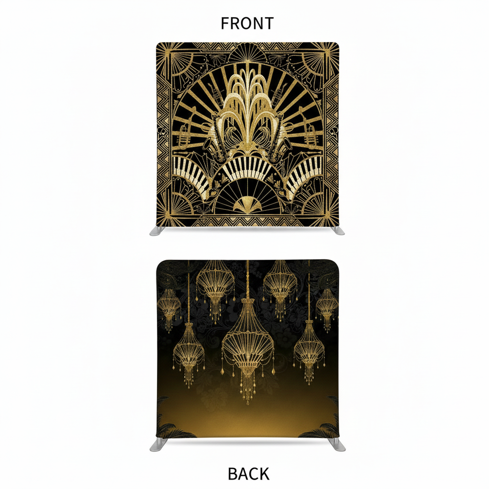 Gilded Noir Double-Sided Pillowcover Backdrop