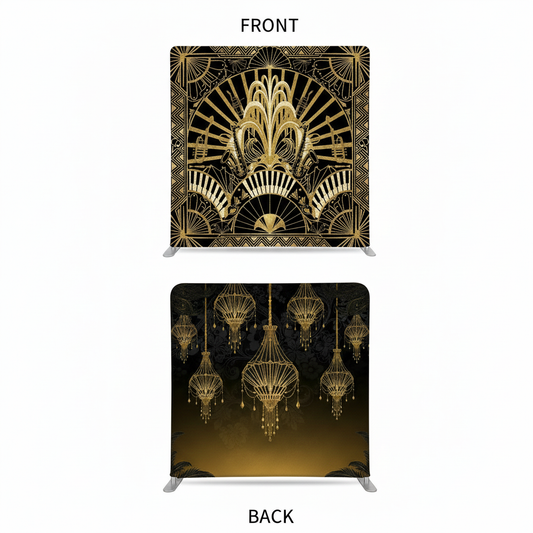 Gilded Noir Double-Sided Pillowcover Backdrop - Cover