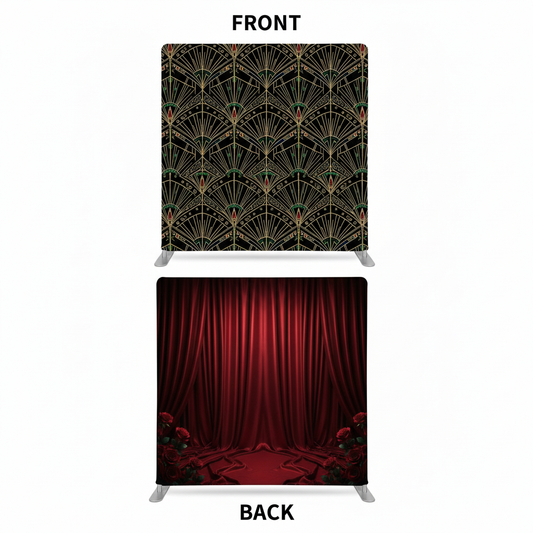 Gilded Scarlet Double-Sided Pillowcover Backdrop - Cover