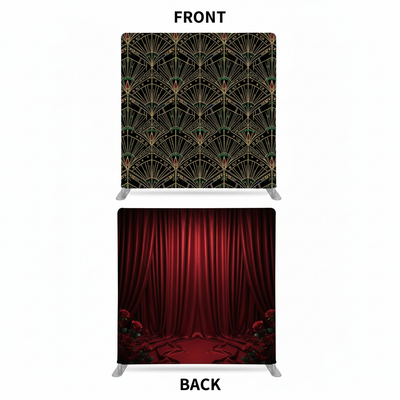 Gilded Scarlet Double-Sided Pillowcover Backdrop - Cover