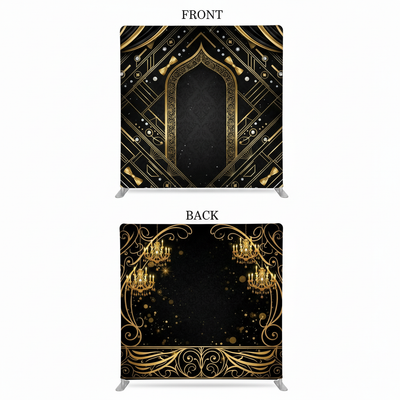 Gilded Midnight Double-Sided Pillowcover Backdrop - Cover