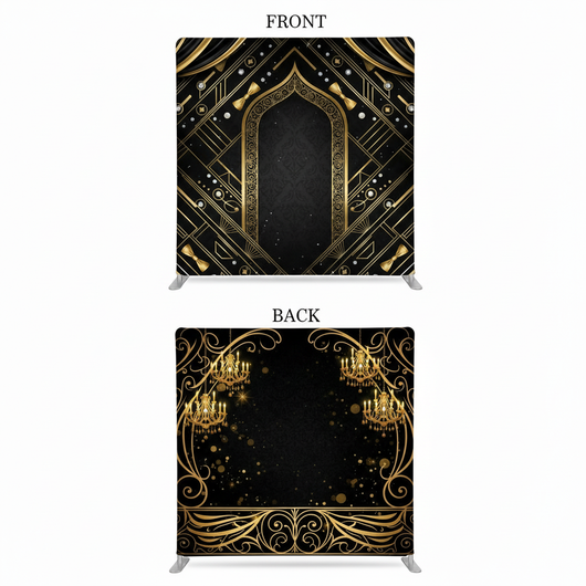 Gilded Midnight Double-Sided Pillowcover Backdrop - Cover