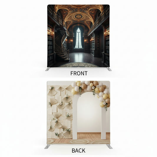 Midnight Vellum Double-Sided Pillowcover Backdrop - Cover