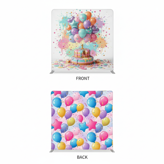 Pastel Confetti Double-Sided Pillowcover Backdrop - Cover