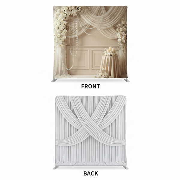 Pearl Alabaster Double-Sided Pillowcover Backdrop