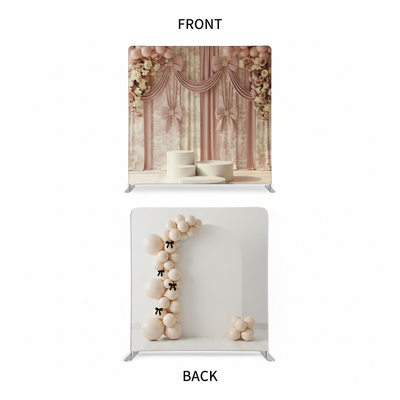 Blush Champagne Double-Sided Pillowcover Backdrop - Cover