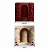 Crimson Courtyard Double-Sided Pillowcover Backdrop - Cover