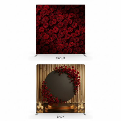 Crimson Midnight Double-Sided Pillowcover Backdrop - Cover