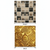 Double-sided pillowcover backdrop featuring a gilded design, ideal for photography by True Backdrops.