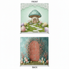 Whimsical Provencal double-sided pillowcover backdrop by True Backdrops featuring vibrant floral patterns.