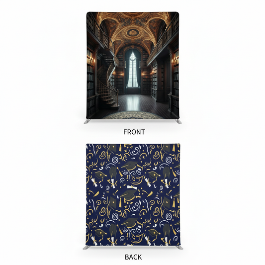 Double-sided pillowcover backdrop with elegant midnight design, ideal for photography or decor, by True Backdrops.