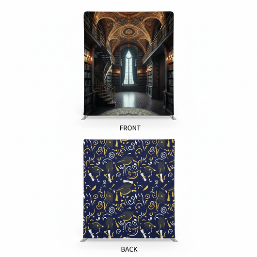 Double-sided pillowcover backdrop with elegant midnight design, ideal for photography or decor, by True Backdrops.