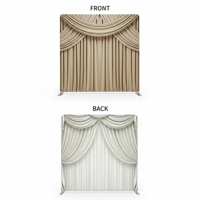 True Backdrops Opulent Vision double-sided pillowcover backdrop featuring vibrant designs on both sides.
