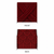 Double-sided Scarlet Crimson pillowcover backdrop from True Backdrops showing vibrant red fabric with stitched edges.
