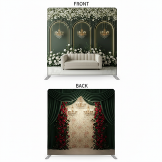 Emerald Manor Double-Sided Pillowcover Backdrop
