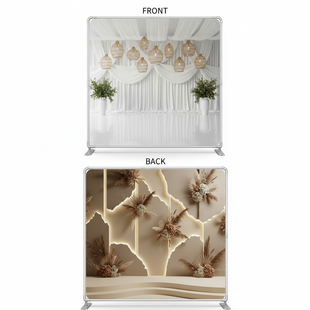 Mediterranean Desert Double-Sided Pillowcover Backdrop