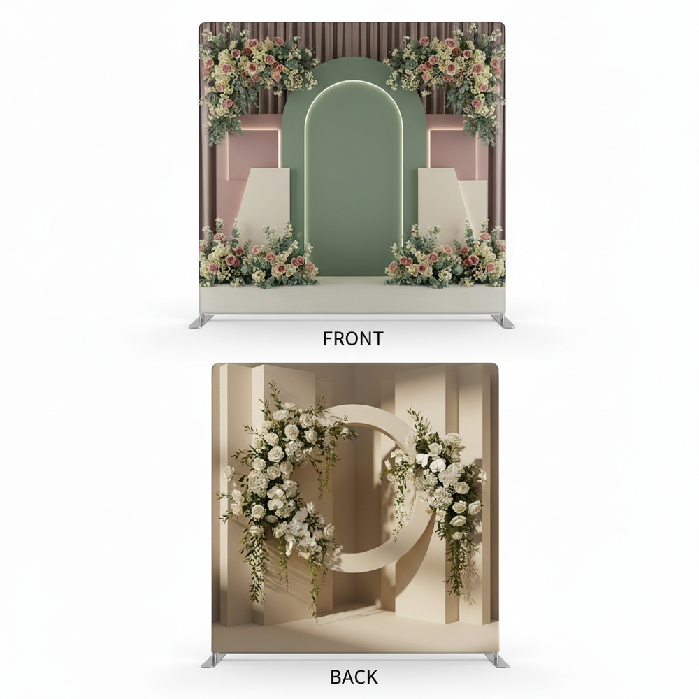 Serene Sanctuary Space Double-Sided Pillowcover Backdrop