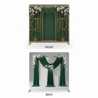 Emerald Winter Double-Sided Pillowcover Backdrop