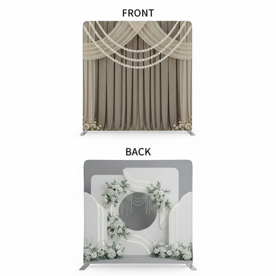 Heirloom Moonlight double-sided pillowcover backdrop featuring elegant moonlight design on both sides for photography or decor.
