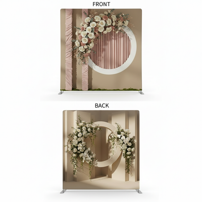 Primrose ivory double-sided pillowcover backdrop by True Backdrops, showing soft ivory fabric on both sides for versatile photography use.