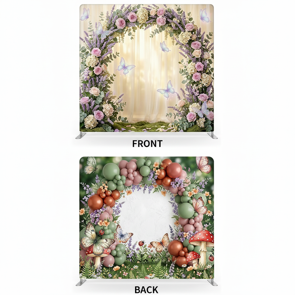 Lavender Meadow Double-Sided Pillowcover Backdrop