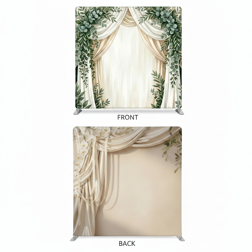 Double Backdrop Eucalyptus Silk Double-Sided Pillowcover Backdrop – True Backdrops