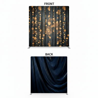 True Backdrops Starlit Midnight double-sided pillowcover backdrop showing starry night scene on both sides