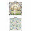 Whimsical porcelain double-sided pillowcover backdrop by True Backdrops, showing intricate porcelain patterns on both sides.