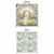 Whimsical porcelain double-sided pillowcover backdrop by True Backdrops, showing intricate porcelain patterns on both sides.