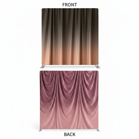 Velvet mauve double-sided pillowcover backdrop by True Backdrops, showing soft velvet fabric and reversible design for photography.