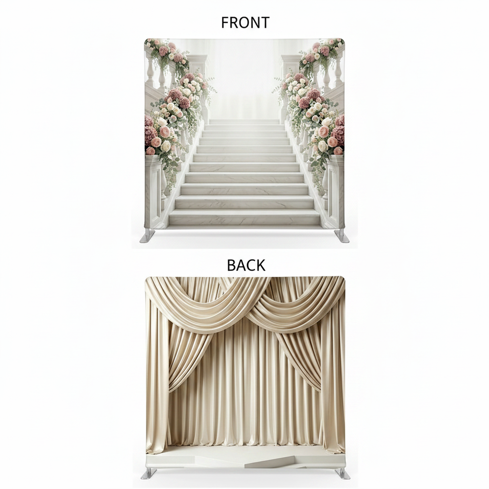 Alabaster Champagne Double-Sided Pillowcover Backdrop