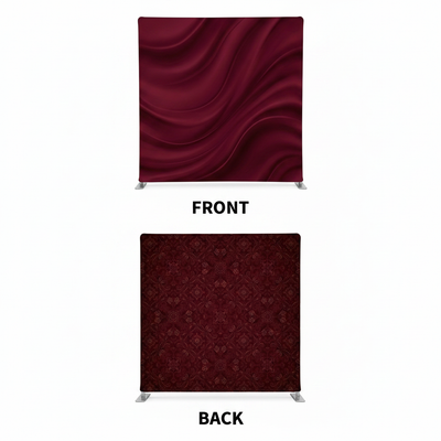 Midnight Crimson Double-Sided Pillowcover Backdrop - Cover
